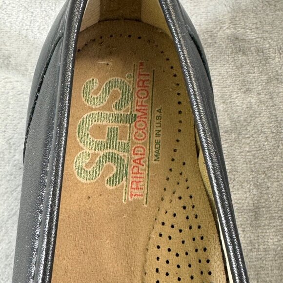 SAS Womens shoes size 7.5N Grey all day comfort loafers slip on - Picture 13 of 16